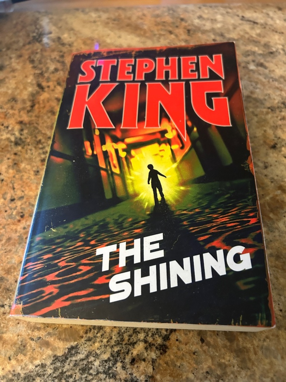 Stephen King "The Shining" Paperback - Red, Black & Yellow Cover